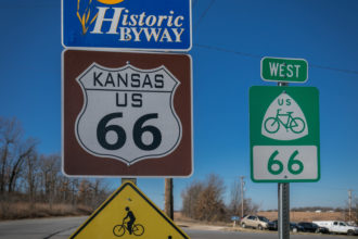 auf der Route 66: Kansas