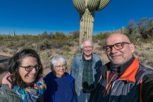 Susie and David Tucson with us Saguaro NP