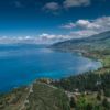 Blick von oben Bay of Bones Ohridsee